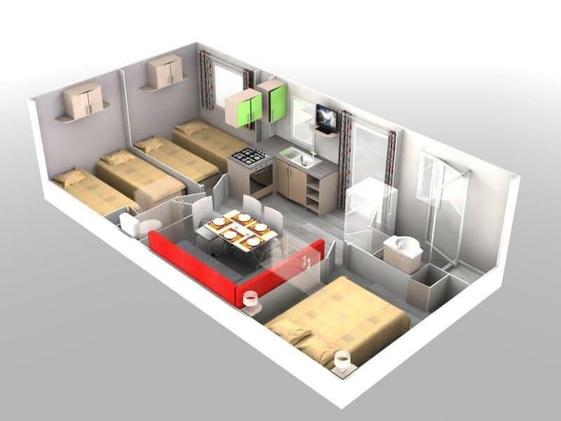 mobilhome climatisé 3 chambres Vic-la-Gardiole Extérieur photo